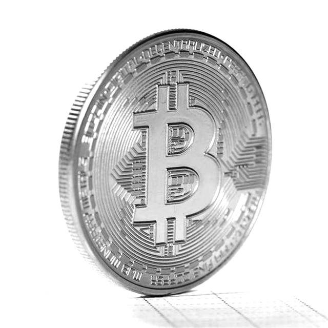 Gold & Silver Plated Bitcoin Coin